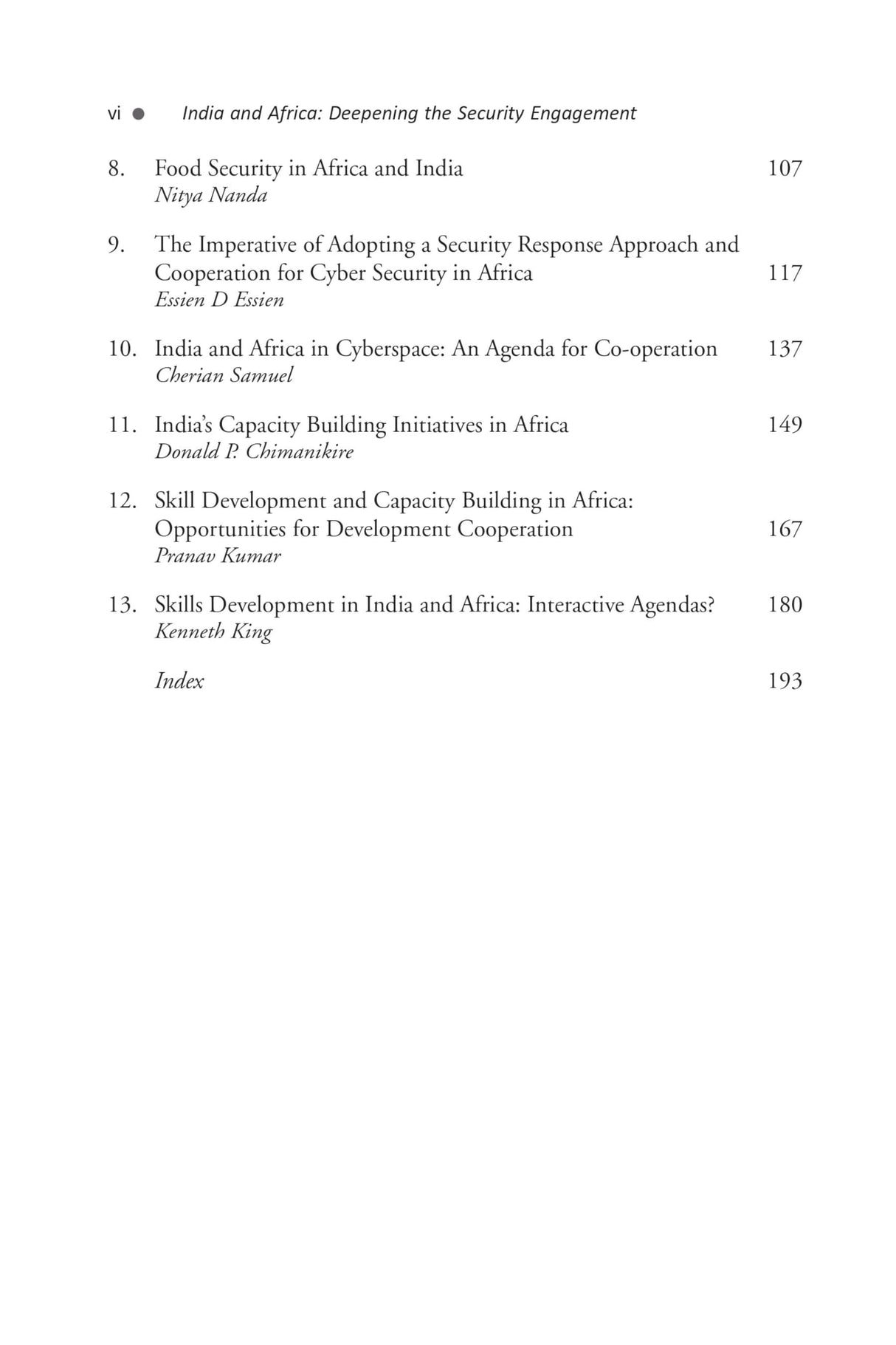 India and Africa: Deepening The Security Engagement - Retail Maharaj