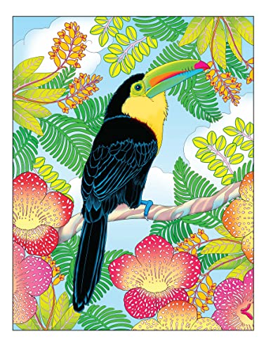 Creative Haven Tropical Wonders Coloring Book - Retail Maharaj