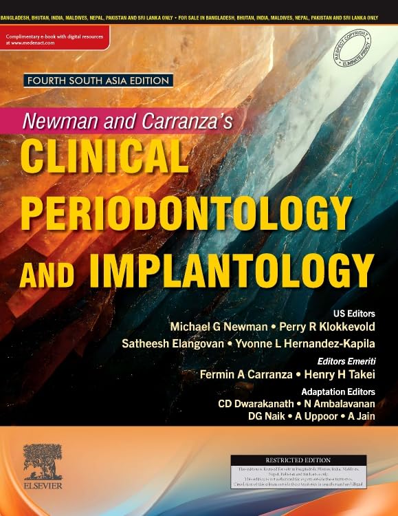 Newman And Carranza’S Clinical Periodontology And Implantology, 4Th South Asia Edition - Retail Maharaj