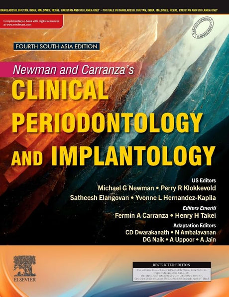 Newman And Carranza’S Clinical Periodontology And Implantology, 4Th South Asia Edition - Retail Maharaj