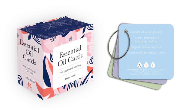 Essential Oil Cards: The Everyone Edition Full-color Cards With Metal Ring-hold - Retail Maharaj