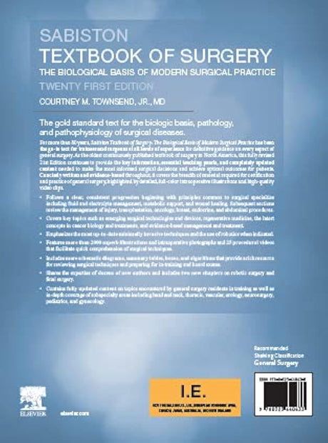 Sabiston Textbook of Surgery International Edition - Retail Maharaj