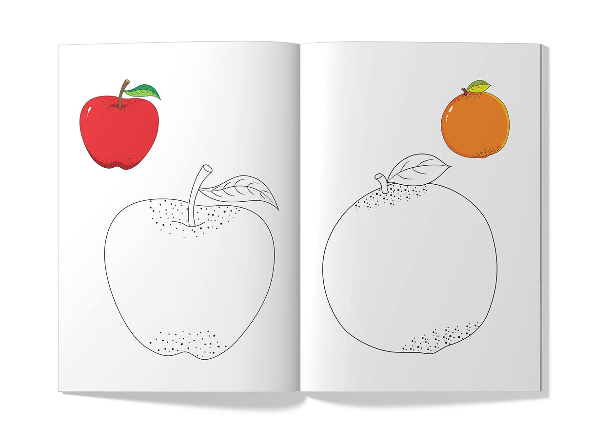 Little Artist Series Fruits: Copy Colour Books - Retail Maharaj