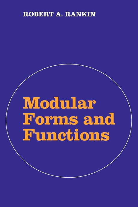 Modular Forms and Functions - Retail Maharaj