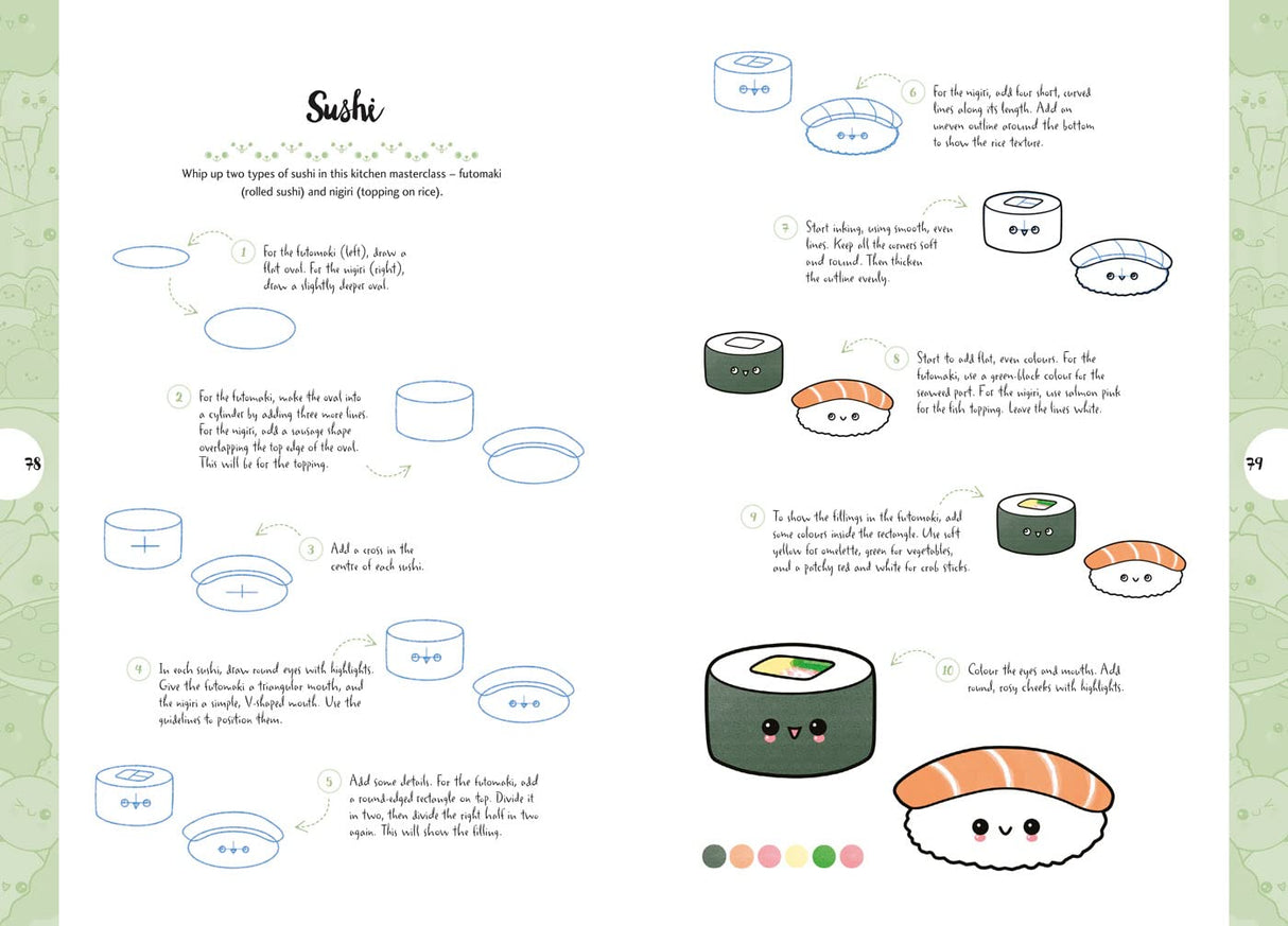 10 Step Drawing Kawaii: Draw Over 50 Cute Creations in 10 Easy Steps - Retail Maharaj