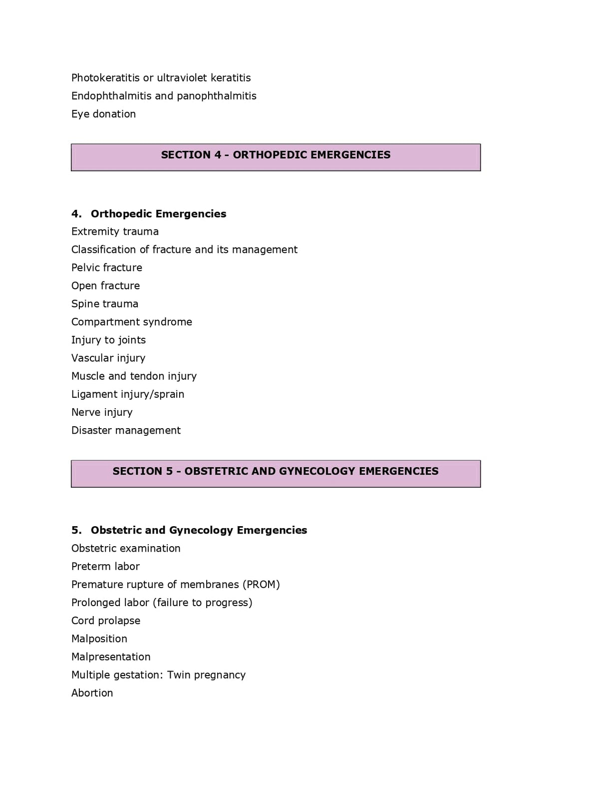 Common Medical Emergencies - Retail Maharaj