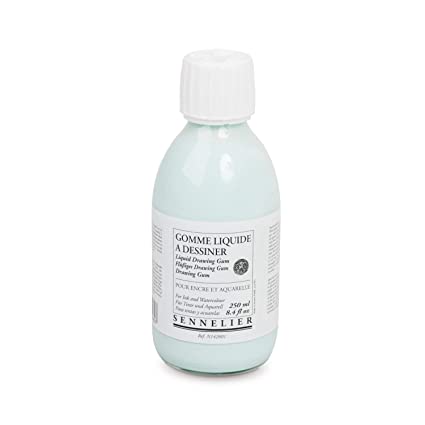 Sennelier Masking Fluid / Drawing Gum for Watercolour, Ink & Gouache – 250 ml - Retail Maharaj