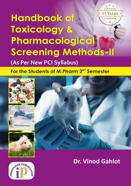 Handbook of Toxicology and Pharmacological Screening Methods-II for the Students of M.Pharm 2nd Semester (First Edition, 2025) - Retail Maharaj