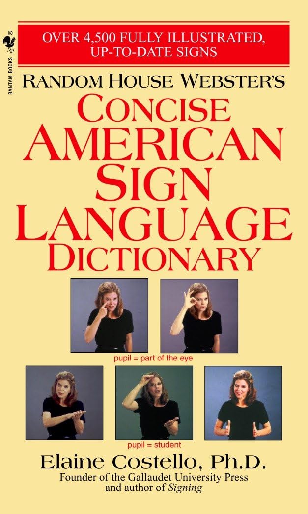 Random House Webster's Concise American Sign Language Dictionary - Retail Maharaj