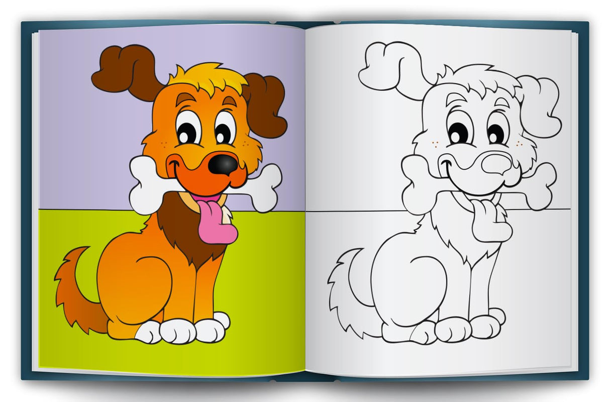 Let’s Colour the Nice Puppies: Activity & Colouring Book for Kids Ages 3–9 | Perfect Gift for Drawing, Painting & Creativity | Premium Paper Quality - Retail Maharaj