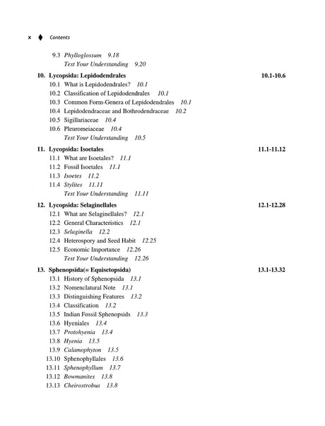 Textbook of Pteridophyta - Retail Maharaj