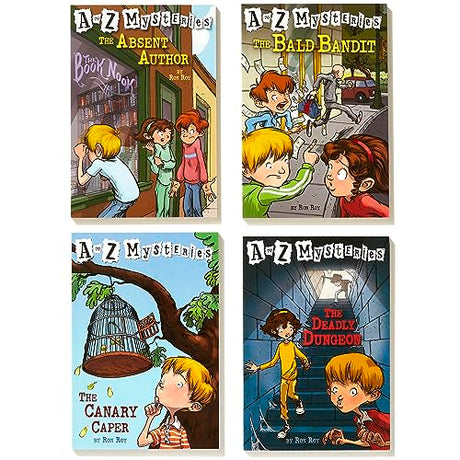 A to Z Mysteries Boxed Set Collection #1 (Books A, B, C, & D) - Retail Maharaj