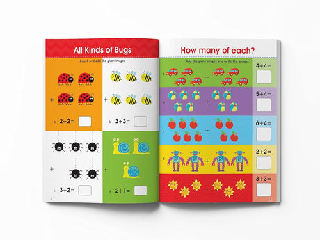 Addition and Subtraction Activity Book For Children - 80+ Activities Inside | Ages 5, 6, 7 | 2.5 hours of interactive and skill building fun - Retail Maharaj