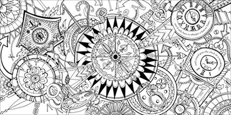 Escape to Wonderland: A Colouring Book Adventure - Retail Maharaj