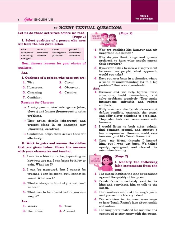 Golden English Study Material Based on NEW NCERT Poorvi For Class 8 | For CBSE 2026 Board Exams | Summary | Solved NCERT Textual Questions | Important Passages for Comprehension | Exam Oriented Question with Answers | Three Sample Papers | Objective Type - Retail Maharaj