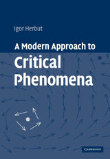 A Modern Approach to Critical Phenomena - Retail Maharaj