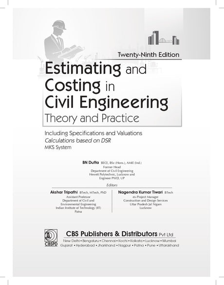 Estimating and Costing in Civil Engineering, 29/e | Theory and Practice (PB 2026) - Retail Maharaj