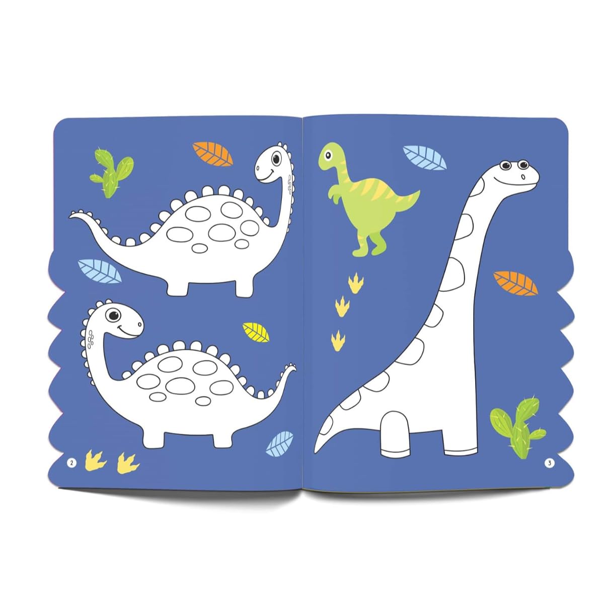 Dinosaurs - Coloring and Sticker Activity Book (With 150+ Stickers) - Retail Maharaj