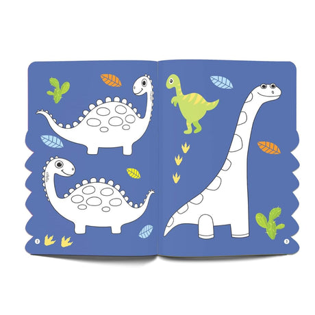 Dinosaurs - Coloring and Sticker Activity Book (With 150+ Stickers) - Retail Maharaj