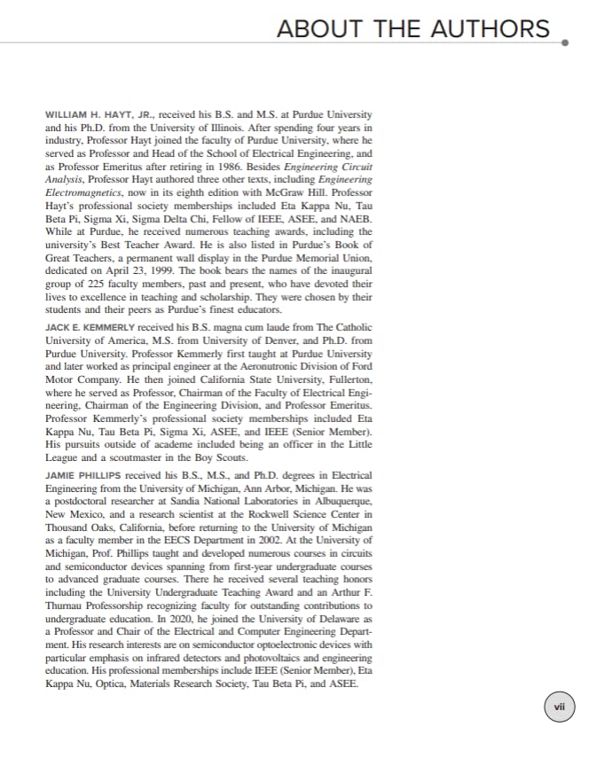 Engineering Circuit Analysis | 10th Edition | Indian Edition | Jr William H. Hayt - Retail Maharaj