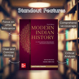 Modern Indian History, 3e for UPSC 2026 by Snehil Tripathi & Sonali Bansal | Chapterwise Solved Previous Years' Questions (PYQs) upto 2023 | Quick revision capsules | Practice papers for Pre & Mains - Retail Maharaj