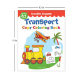 Colouring Book of Transport (Cars, Trains, Airplane and more): Creative Crayons Series - Crayon Copy Colour Books - Retail Maharaj