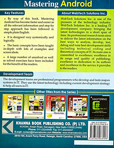Mastering Android - Retail Maharaj