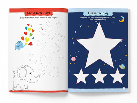 101 Pencil Control Activity Book For Kids: Tracing Practise Book | Age 2+ and up | 4 hours of writing activities - Retail Maharaj