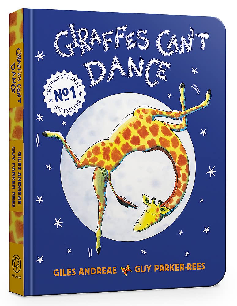 GIRAFFES CAN'T DANCE CASED BOARD BOOK - Retail Maharaj