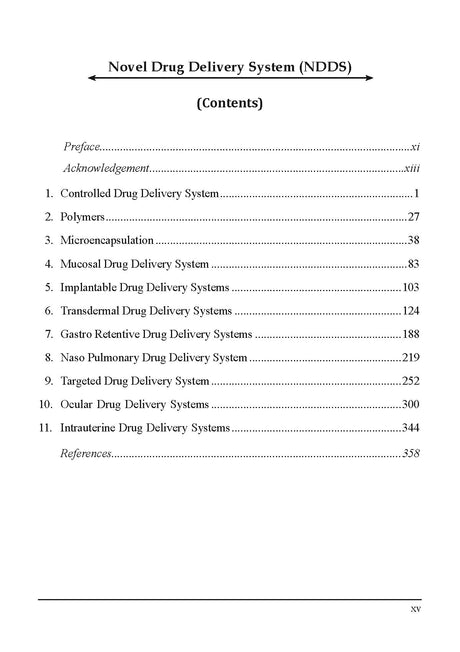 Novel Drug Delivery System (NDDS) for B.Pharm 7th Semester - Retail Maharaj