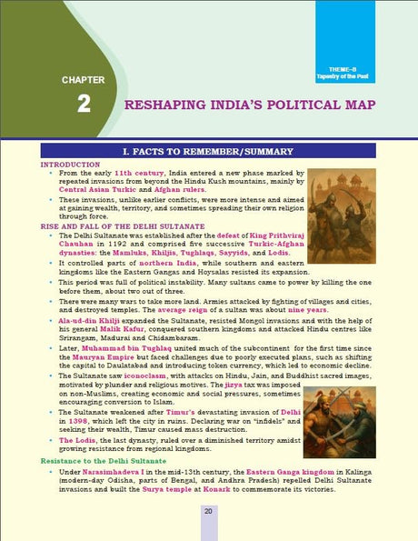 Golden Social Science Study Material Based on NEW NCERT EXPLORING SOCIETY: INDIA AND BEYOND For Class-8 | CBSE 2026 Exams | Summary | Timeline | Mind Map | Exam Oriented Questions | Sample Question Papers | Objective Type Question | MCQs - Retail Maharaj