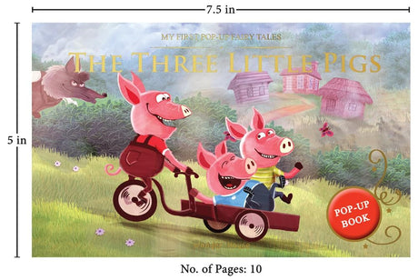 My First Pop-Up Fairy Tales - Three Little Pigs : Pop up Books for children - Retail Maharaj