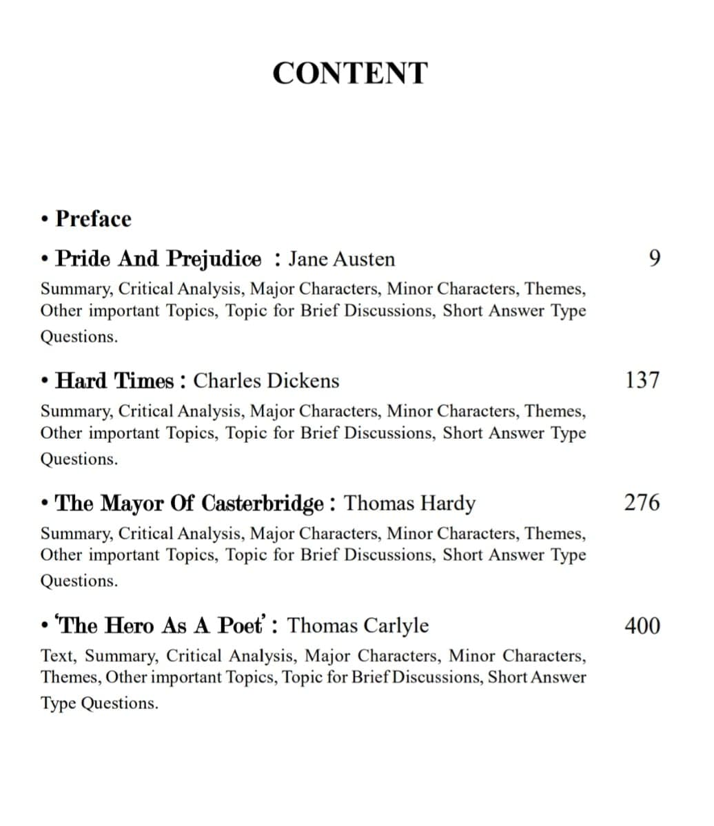 English Prose 1: Romantic & Victorian – Semester V, DSC 9 (English Version)