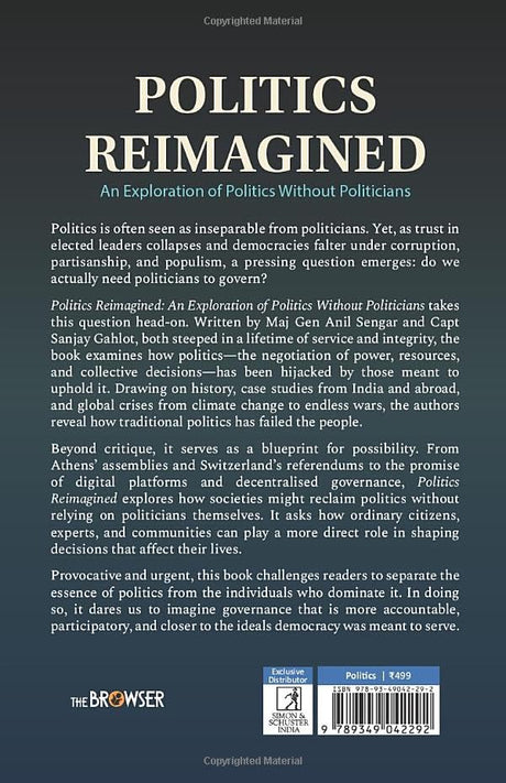 Politics Reimagined: An Exploration of Politics Without Politicians - Retail Maharaj