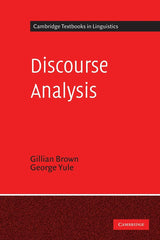 Cambridge Textbooks in Linguistics - Discourse Analysis - Retail Maharaj