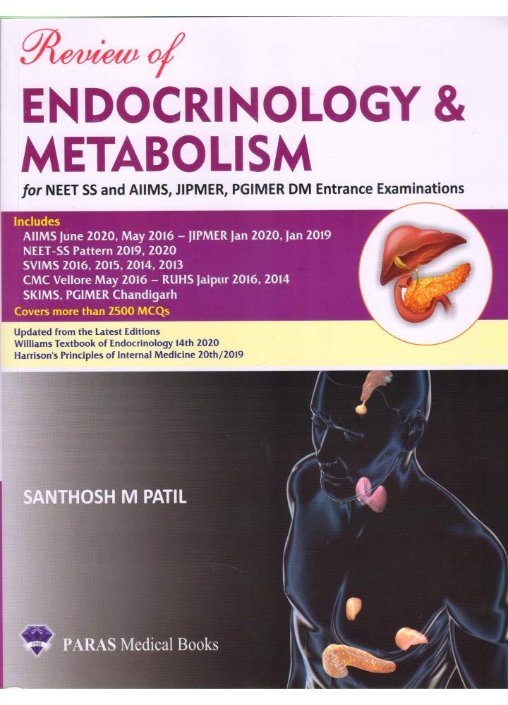 Review of Endocrinology & Metabolism For NEET SS And AIIMS, JIPMER, PGIMER DM Entrance Examinations 1st Edition 2020 - Retail Maharaj