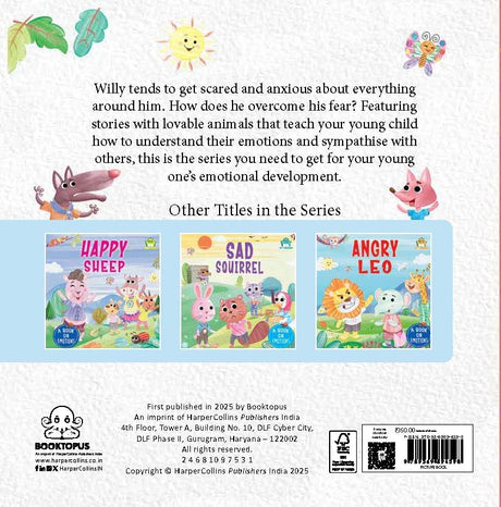 The Worried Wolf Emotion Board Book - Retail Maharaj
