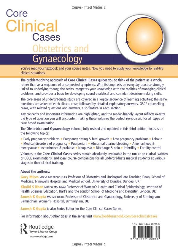 Core Clinical Cases In Obstetrics And Gynaecology - Retail Maharaj