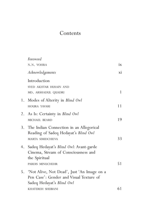 Revisiting Sadeq Hedayat's Blind Owl: Writings on a Modern Persian Novel - Retail Maharaj