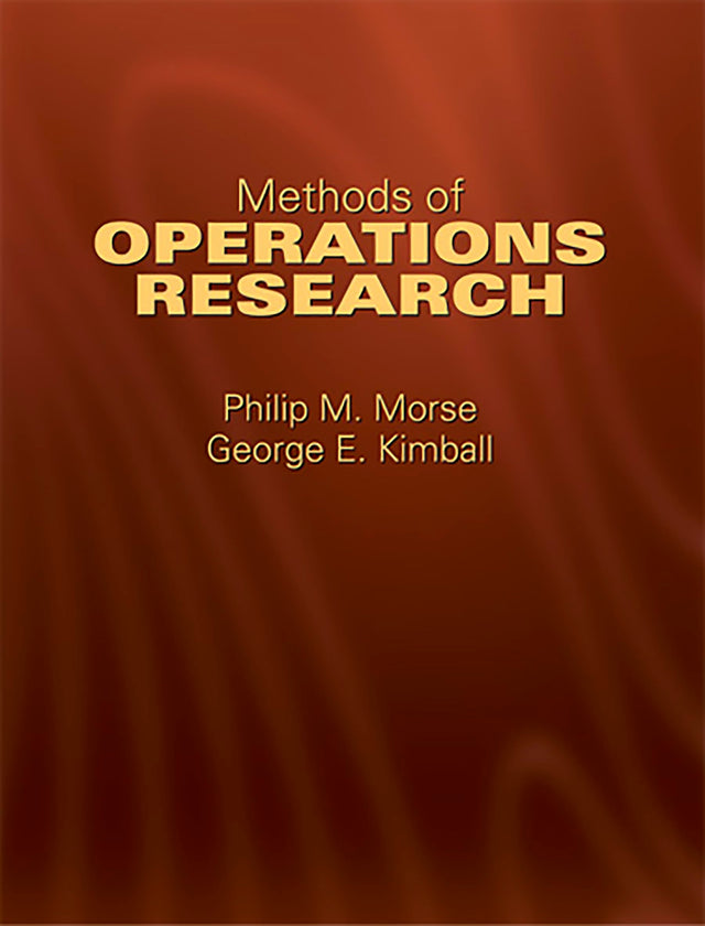 Methods of Operations Research - Retail Maharaj