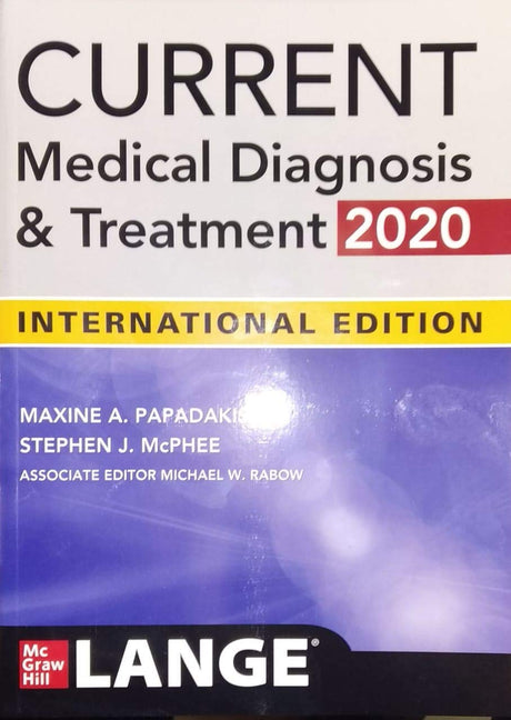 (OLD)CURRENT MEDICAL DIAGNOSIS & TREATMENT 2020 IE - Retail Maharaj