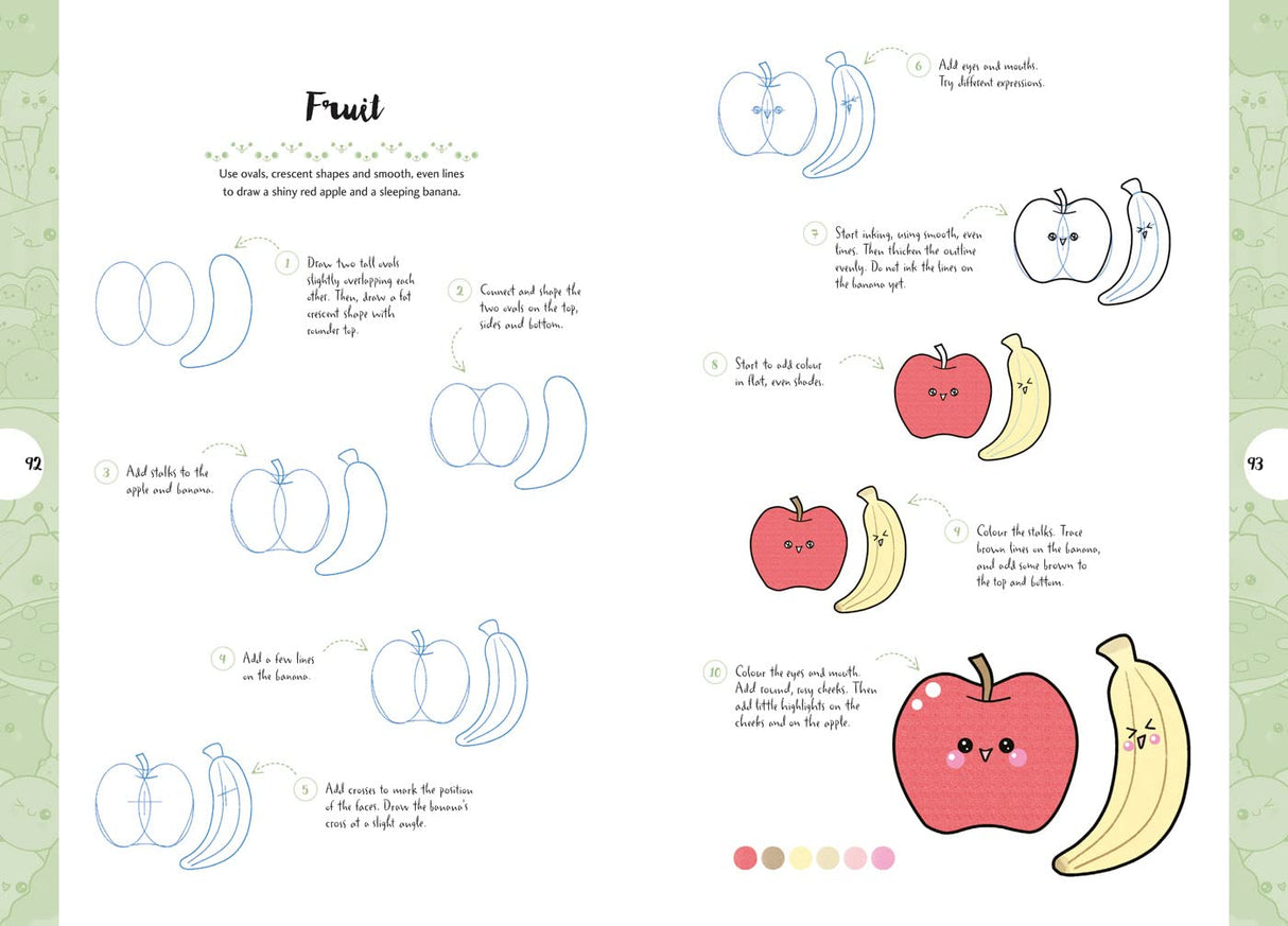10 Step Drawing Kawaii: Draw Over 50 Cute Creations in 10 Easy Steps - Retail Maharaj