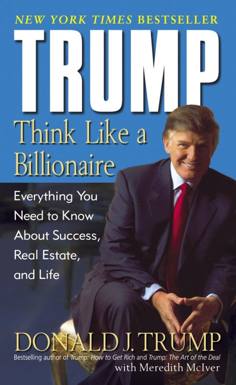 Trump: Think Like a Billionaire: Everything You Need to Know About Success, Real Estate, and Life - Retail Maharaj