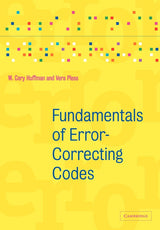 Fundamentals of Error-Correcting Codes - Retail Maharaj
