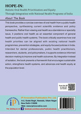 HOPE-IN: Holistic Oral Health Prioritisation and Equity Through Integration with National Health Programs of India (First Edition, 2026) - Retail Maharaj