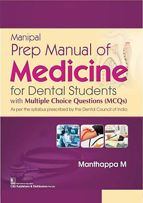 Manipal Prep Manual Of Medicine For Dental Students (Pb 2020) - Retail Maharaj