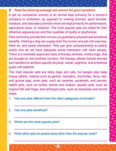 Graded English Grammar Practice Books 8 for Kids Age 5-12 Years – Fun Exercises, Colourful Illustrations, Alphabet, Grammar Concepts, Parts of Speech, and Independent Learning for Early and Advanced Learners - Retail Maharaj