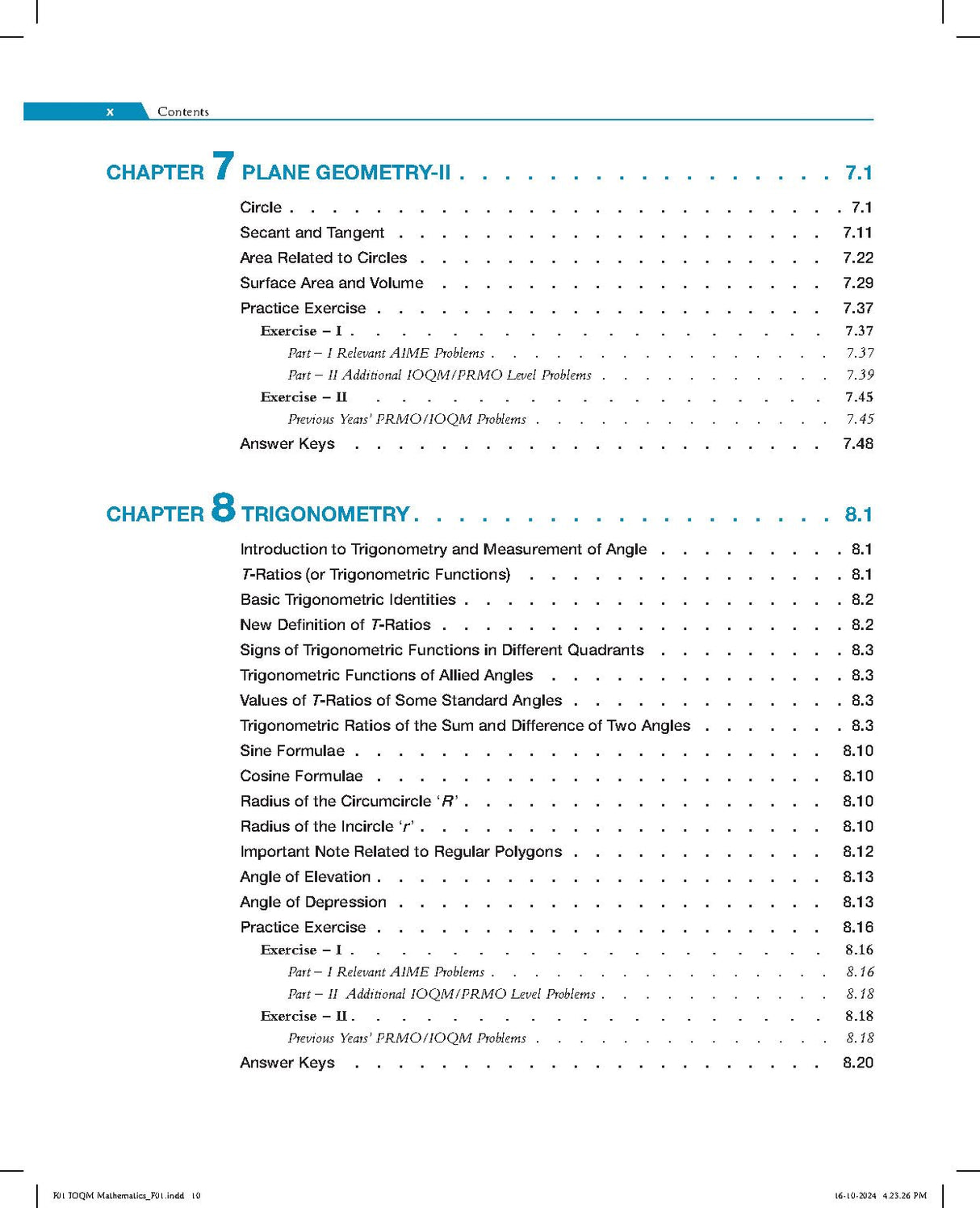 New Edition - IOQM Mathematics, 4th Edition | Indian Olympiad Qualifiers in Mathematics 2024 – 2025 | American Invitational Mathematics Examination (AIME) | Includes 2024 Paper with Solutions | - Pearson - Retail Maharaj