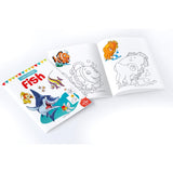 Let's Color: Copy Color Art Pack of 8 Books (Transport, Professions, Pets, Fish, Insects, Robots, Mandalas and Sports) - 3 years to 8 years - Retail Maharaj