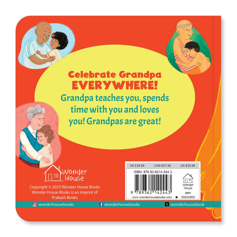Grandpa, I Love You! You Are the Best in the World – A Heartwarming Board Book for Kids: Celebrate Grandpa’s Love with Easy Words and Fun Pictures | ... for Toddlers & Preschoolers | Ages 2–6 Years - Retail Maharaj